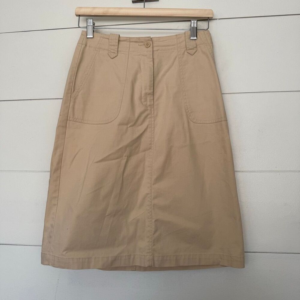 Talbots Women’s 2P Tan Skirt Vintage
